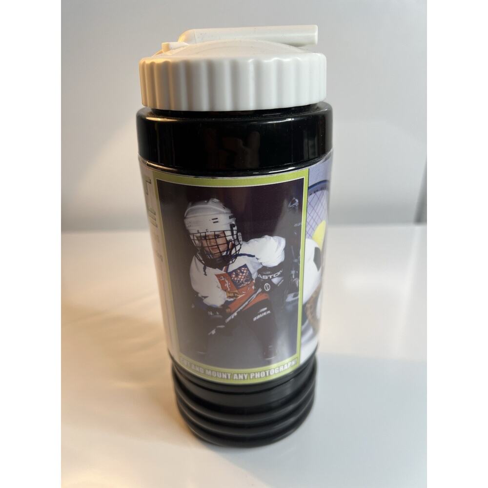 15 oz. Sports Bottle w/ Storage Compartment & Photo Insert New